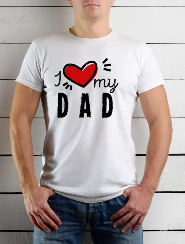 amo mio papà camicia