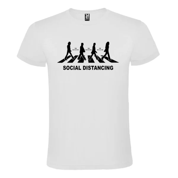 T-shirt Distanziamento sociale uomo