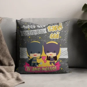 Cuscini 'Sempre Qui per Te' - Batman & Batgirl