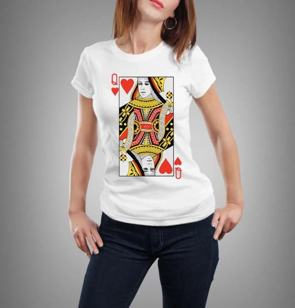 T-shirt Donna "Regina di Cuori"